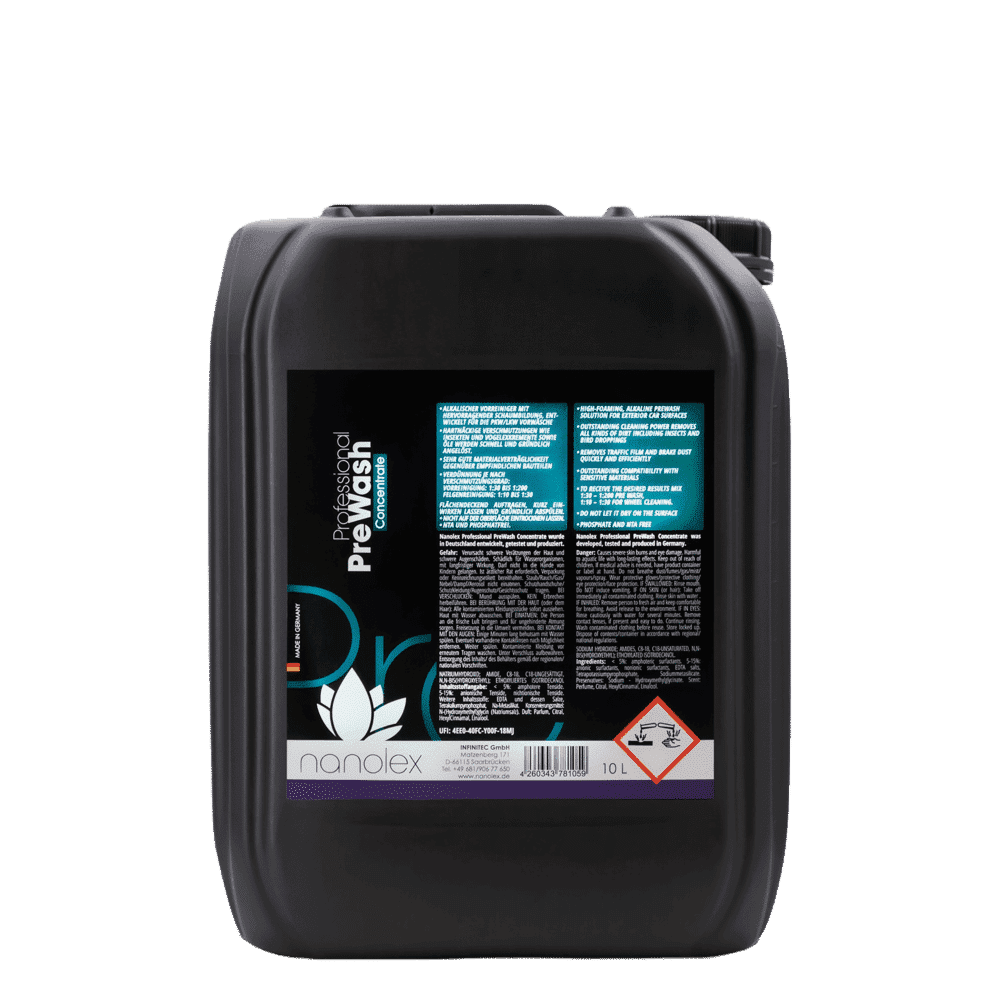 Nanolex prewash concentrate 10 liter Verpackung