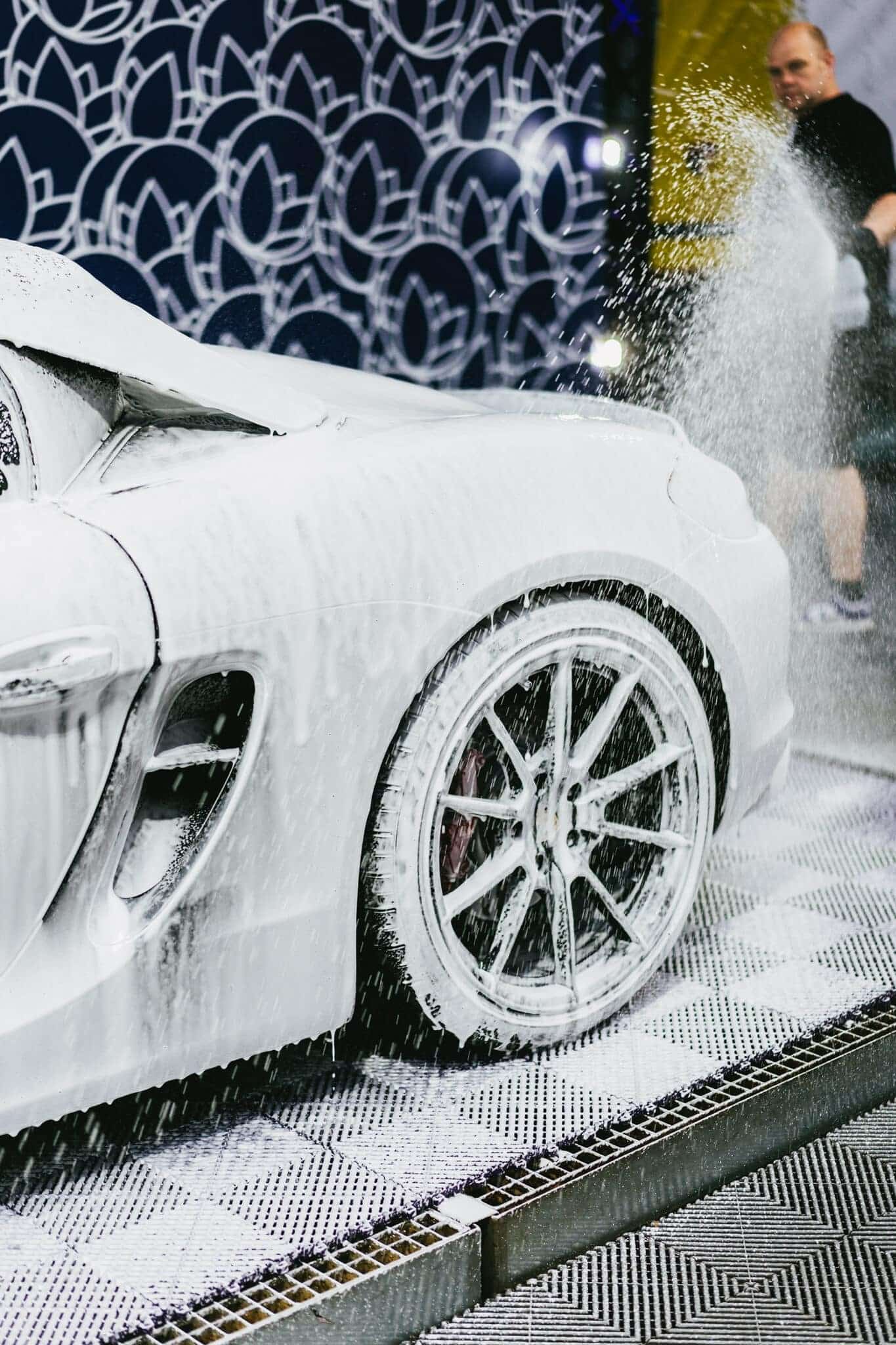 Prewash concentrate einwirken lassen