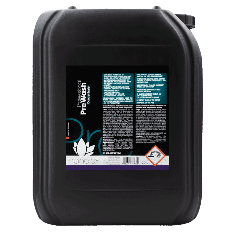 Nanolex Proffesional Prewash concentrate 20 liter Verpackung