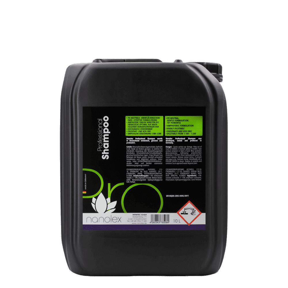Nanolex Proffesional Shampoo 10 liter Verpackung