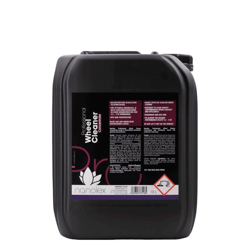 Nanolex Professional wheel cleaner 10 liter Verpackung