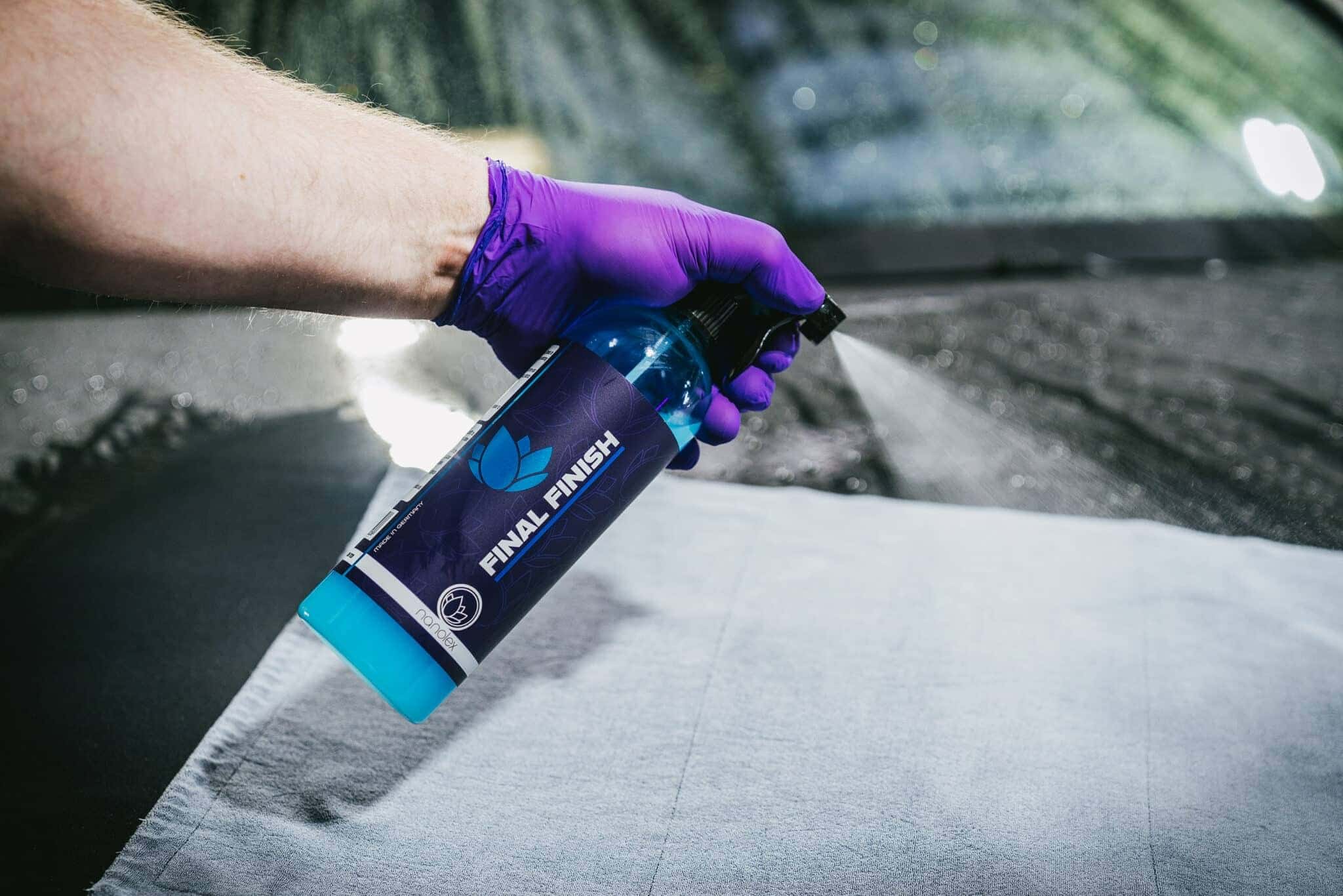 Nanolex final finish application microfiber