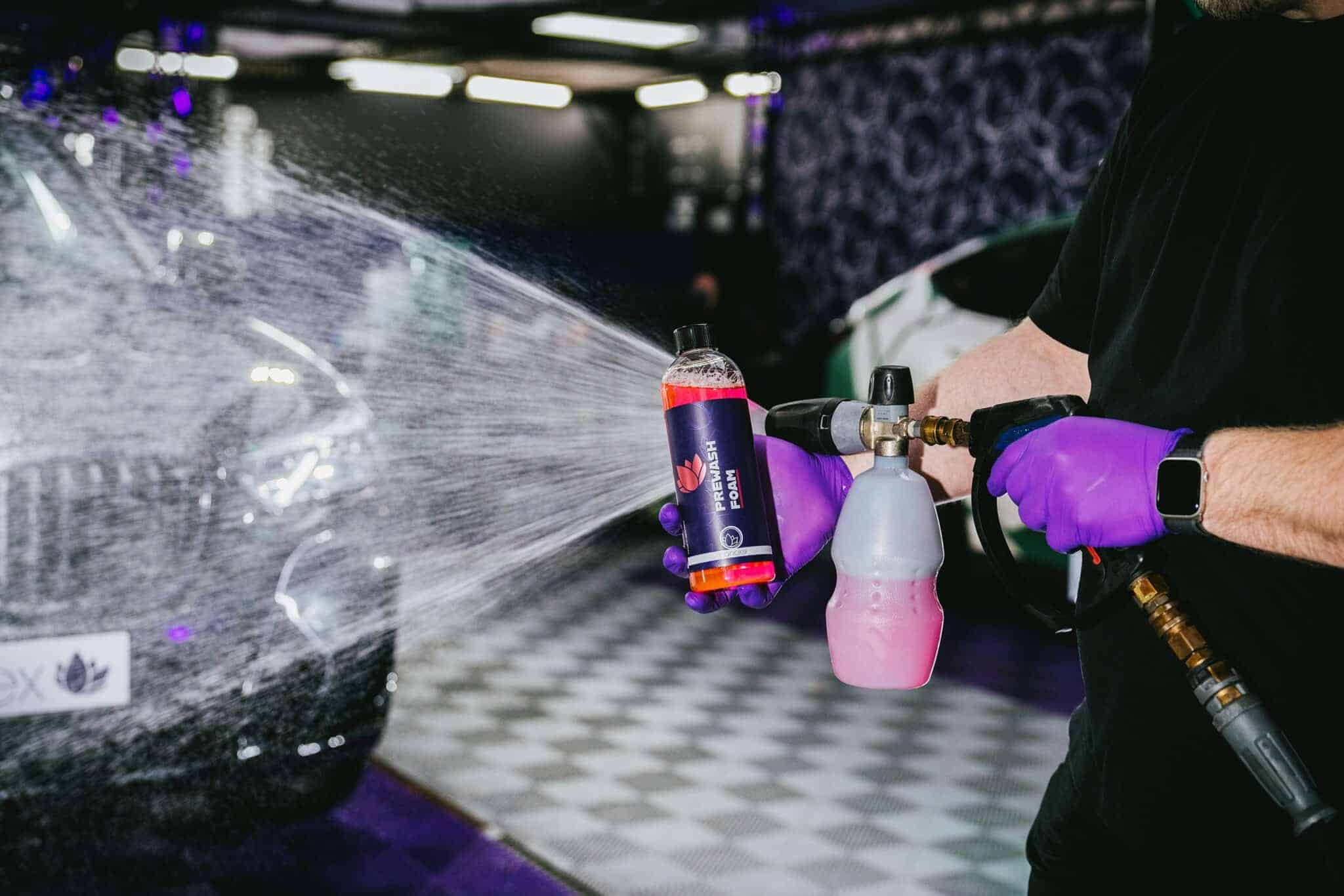 Nanolex prewash foam application