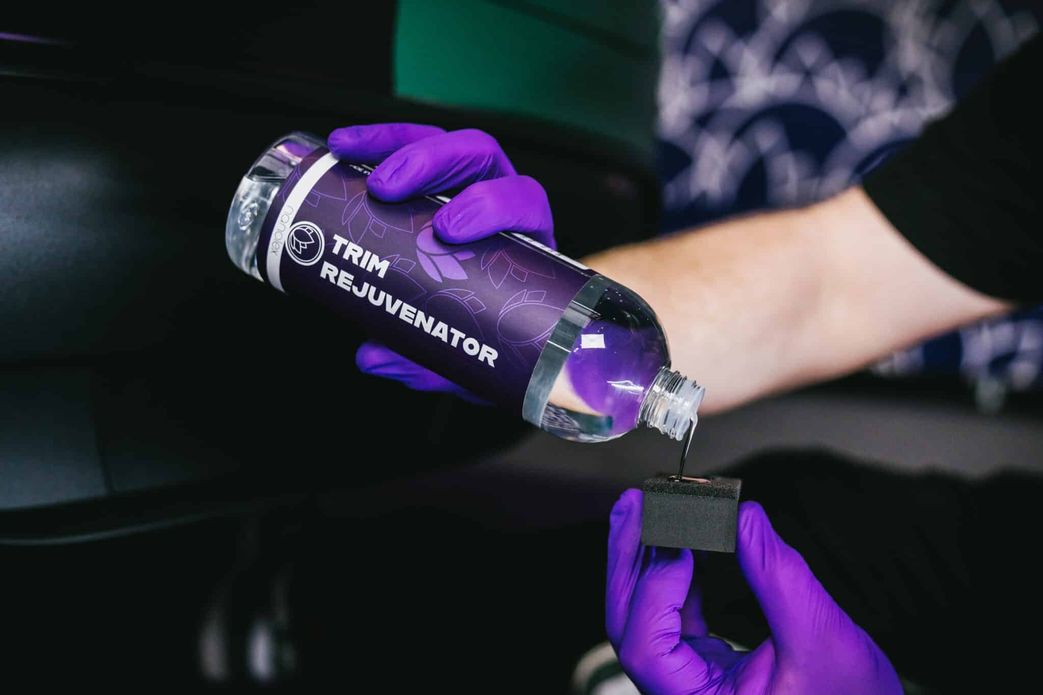 Nanolex trim rejuvenator application