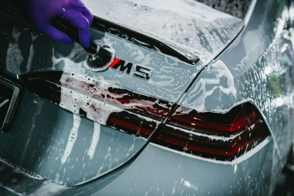 Nanolex prewash foam handwasche application