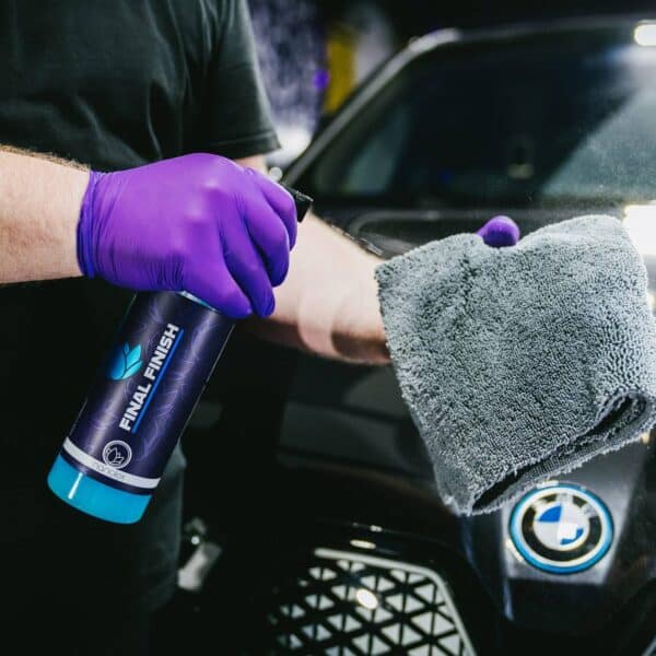 Nanolex final finish microfiber application