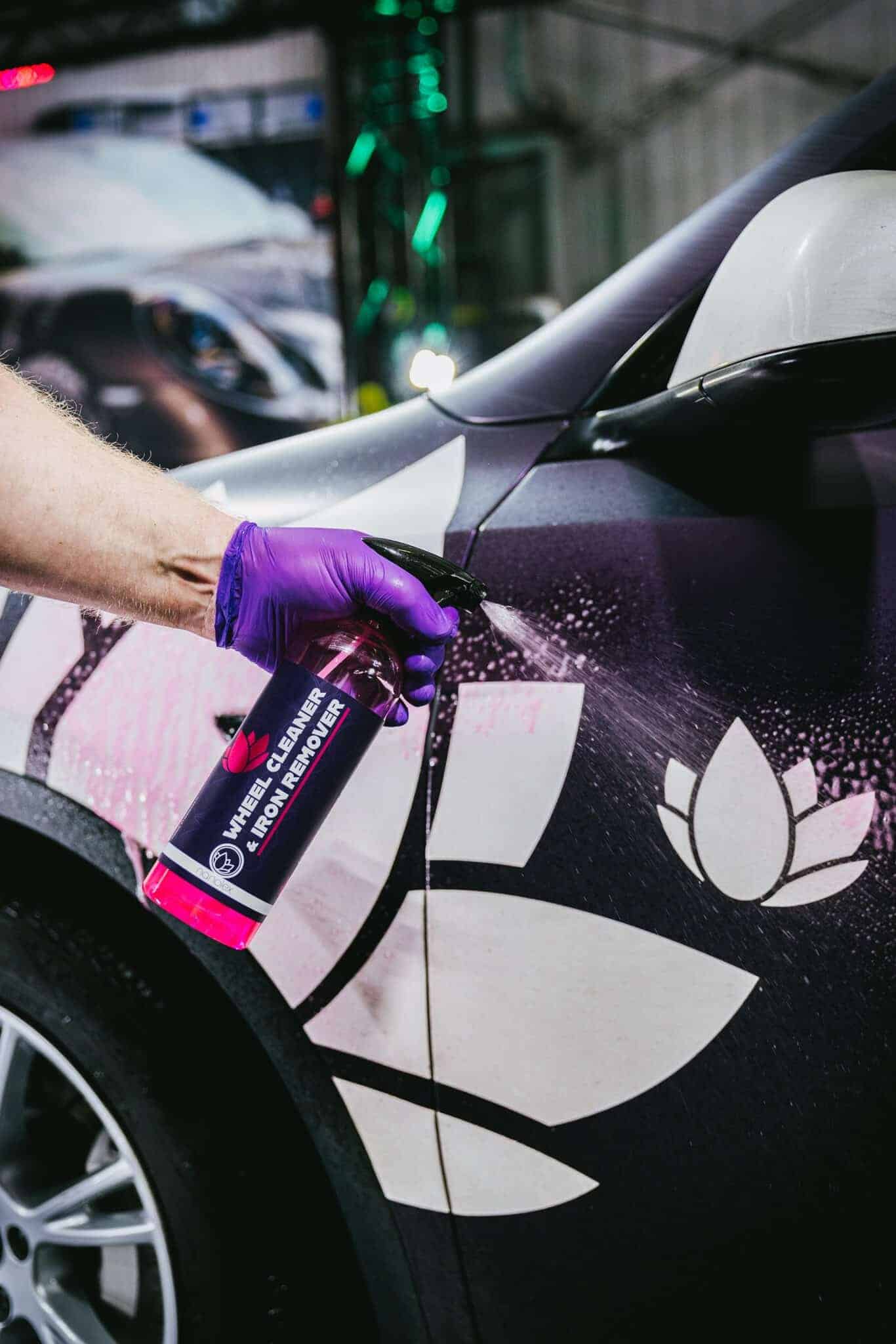 Nanolex wheeler cleaner and iron remover auto application
