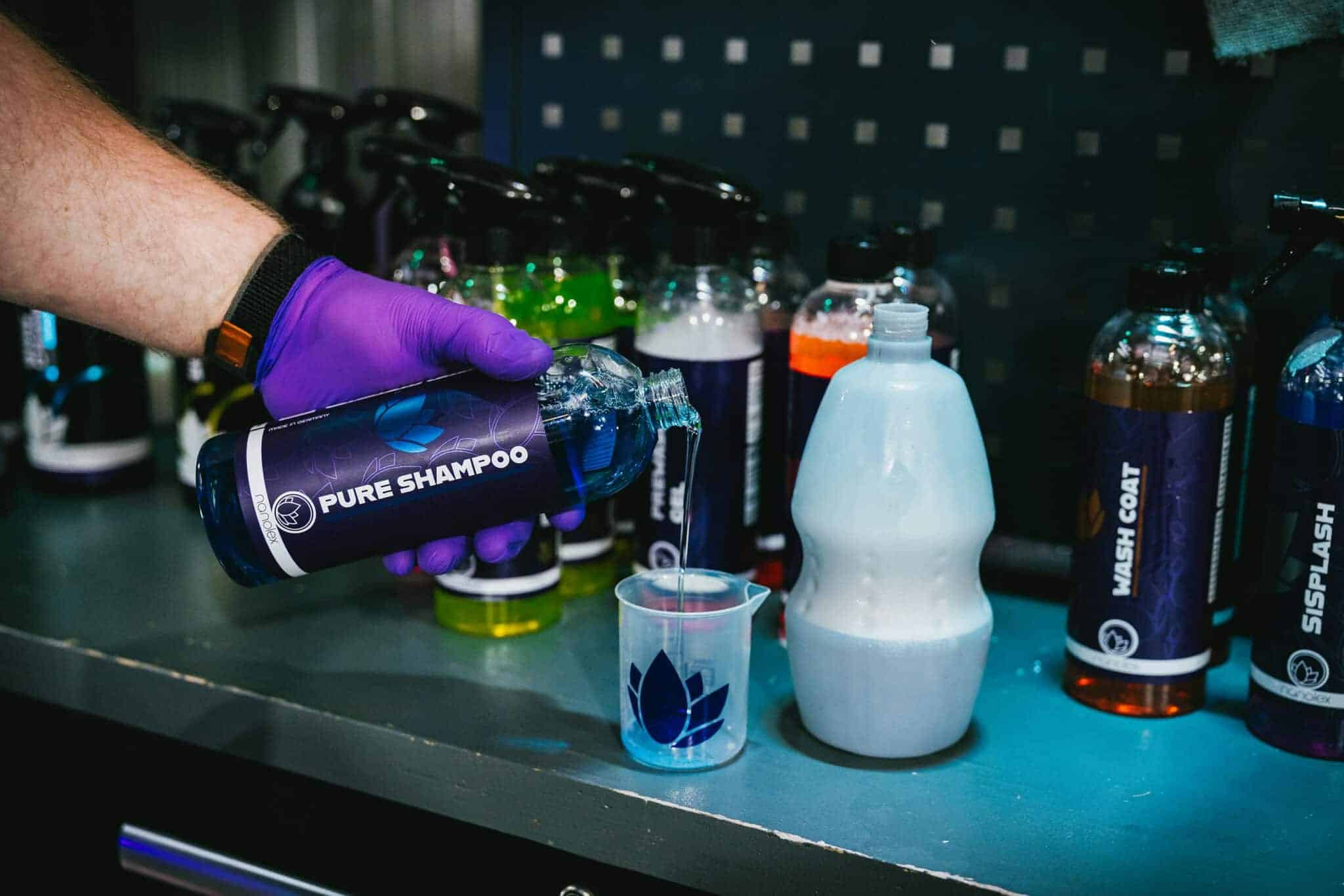 Nanolex pure shampoo mischung