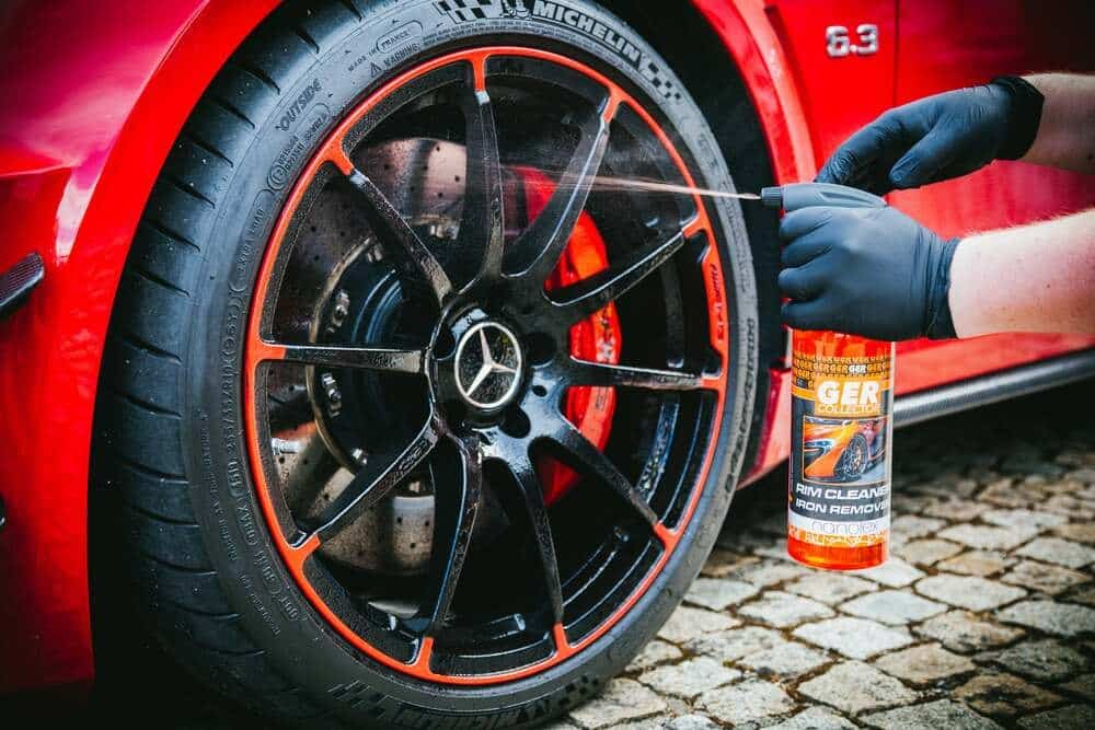 Nanolex gercollector rim cleaner iron remover abspülen